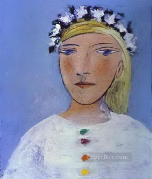  Marie Lienzo - Marie Therese Walter 3 1937 Cubismo